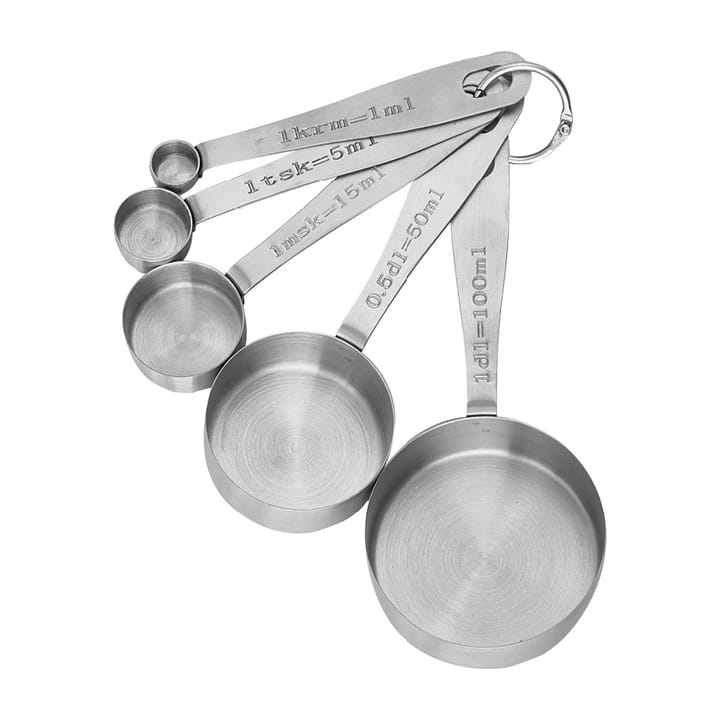 Myah 計量スプーンセット　5ピース - Stainless steel - Dorre