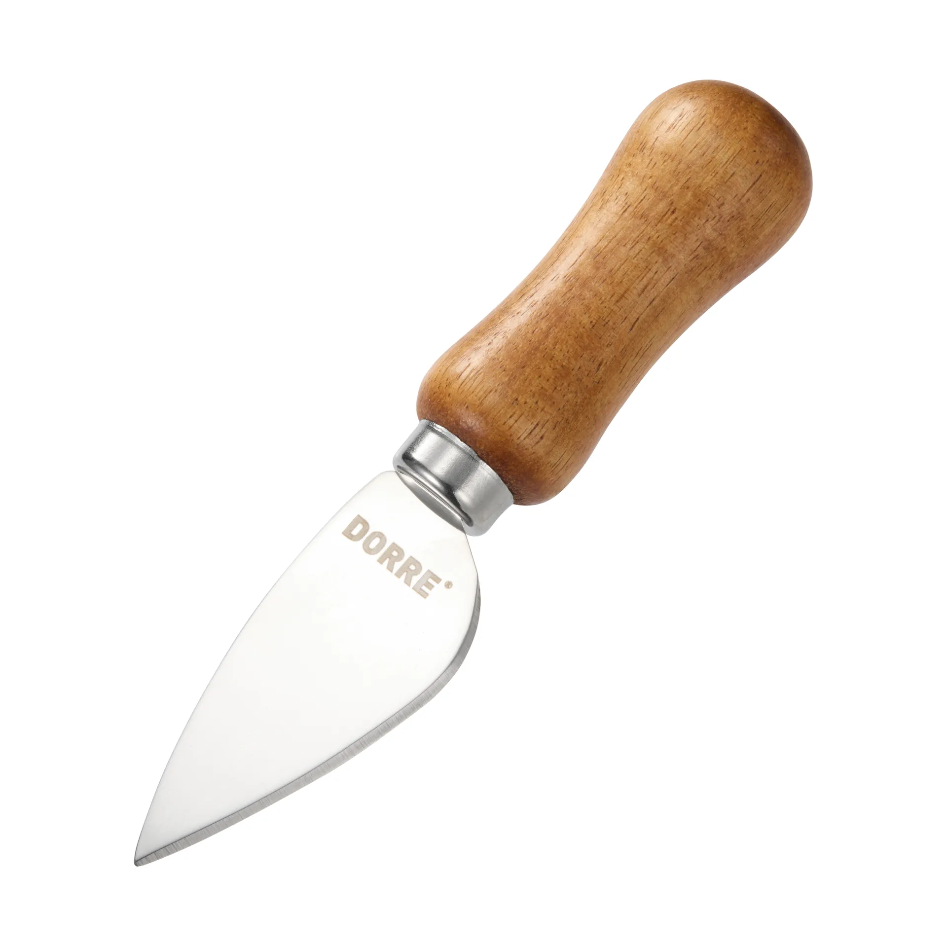 Olva チーズナイフセット, Acacia wood, stainless steel, 3-piece, 13 cm Dorre