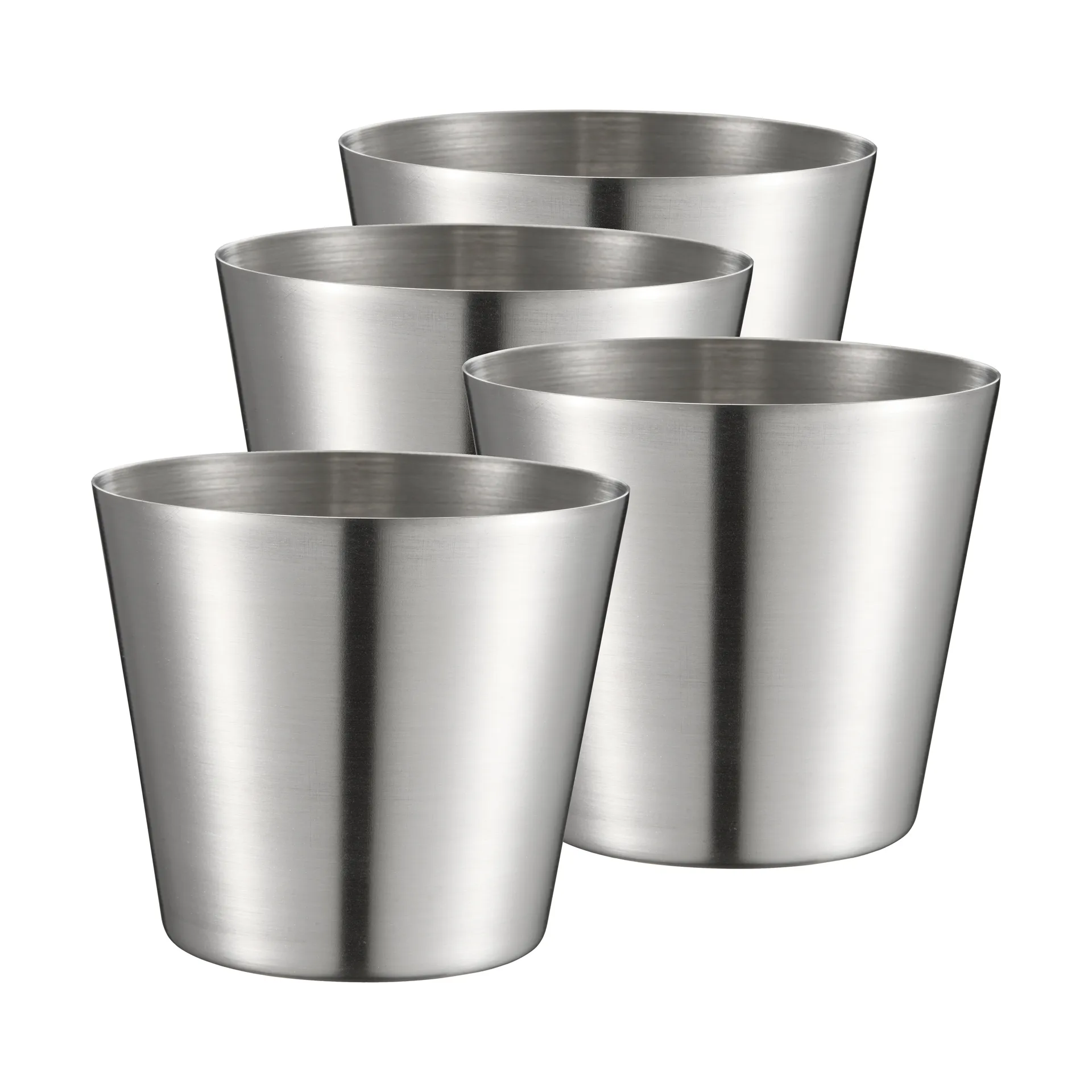 Peg フライドポテト／サービングカップ, Stainless steel, 4-pack, Ø9.5 cm Dorre