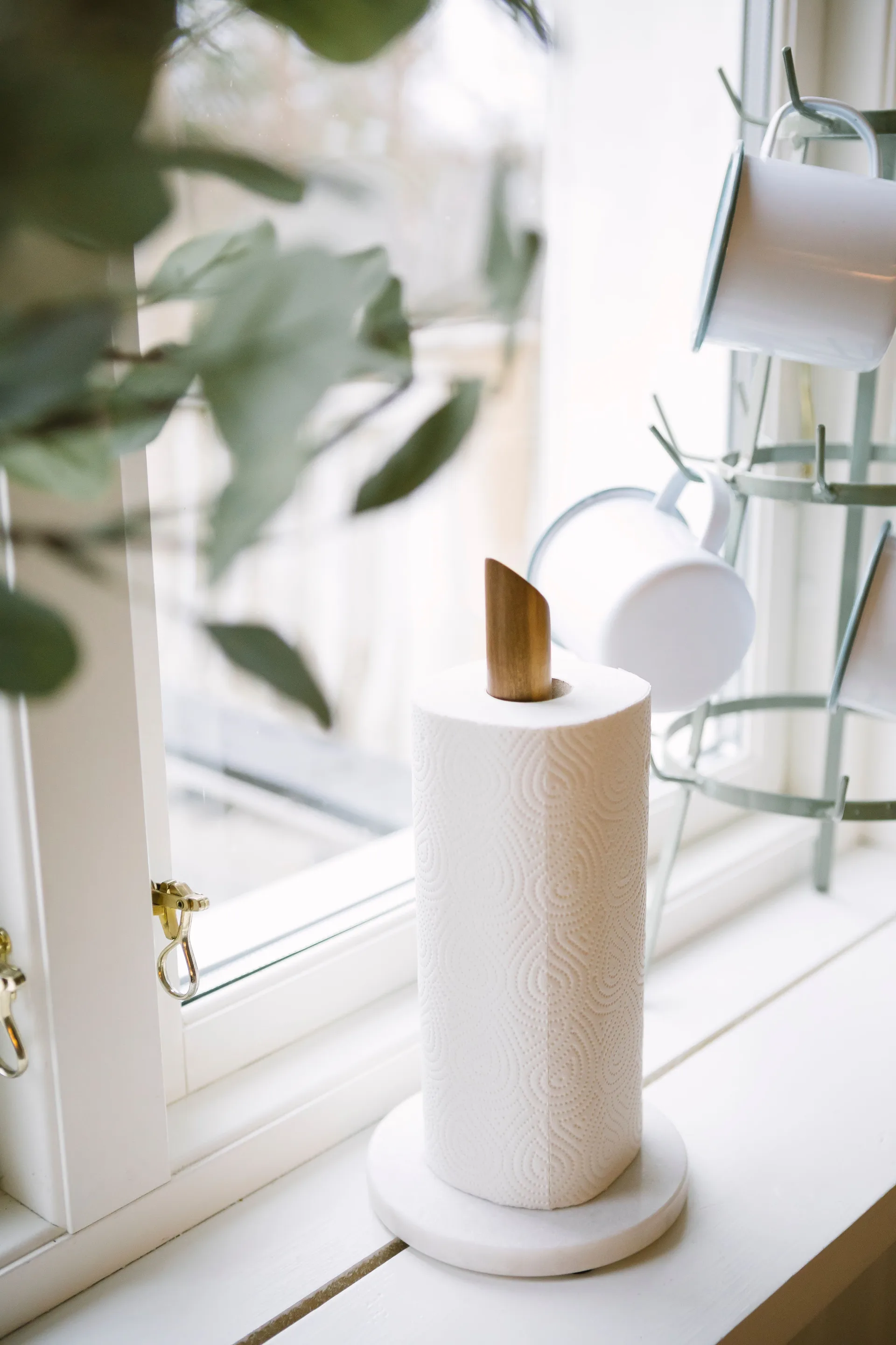 Penny キッチンペーパーホルダー 32 cm, Wood-marble Dorre