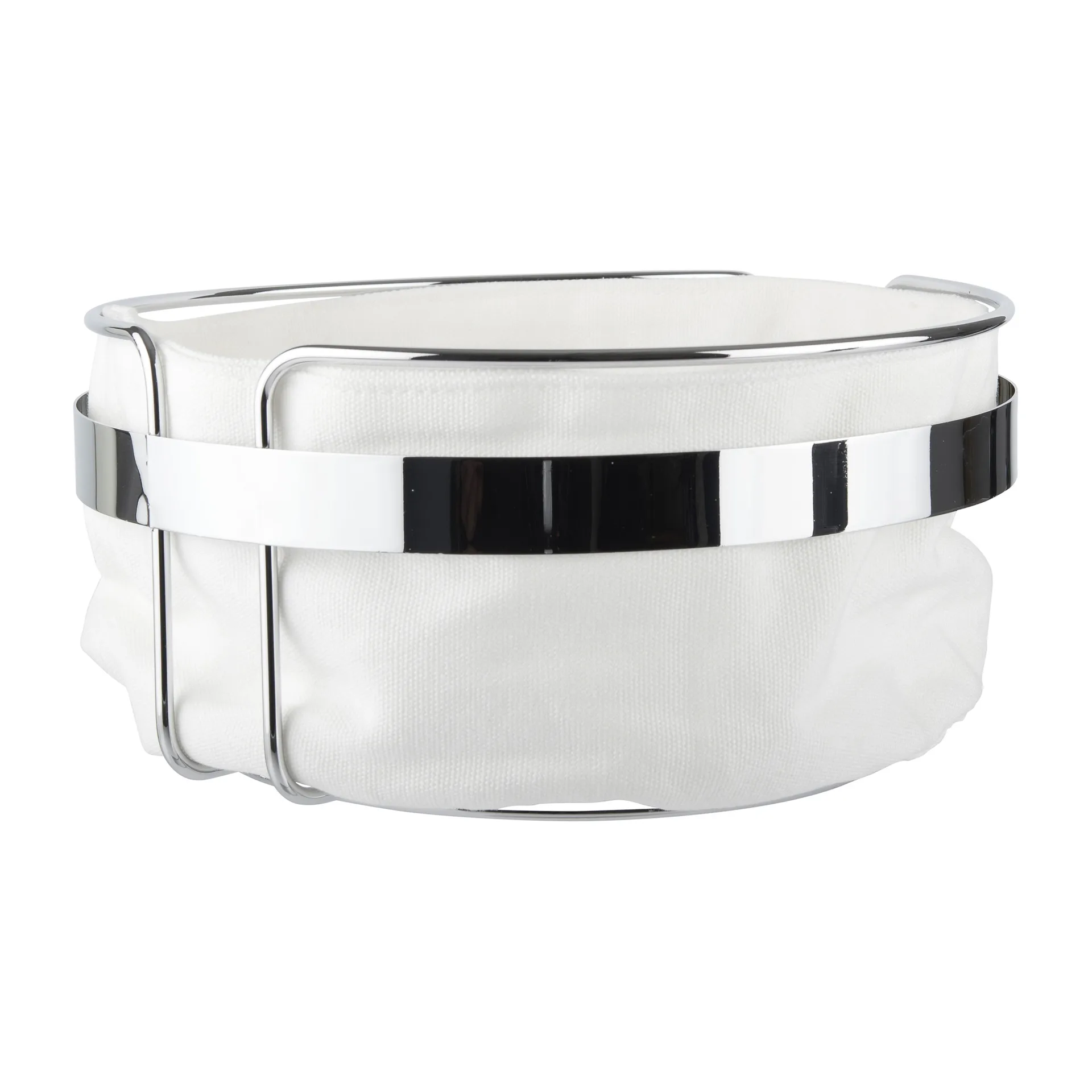 Practical ブレッドビン Ø22 cm, Fabric-chrome Dorre