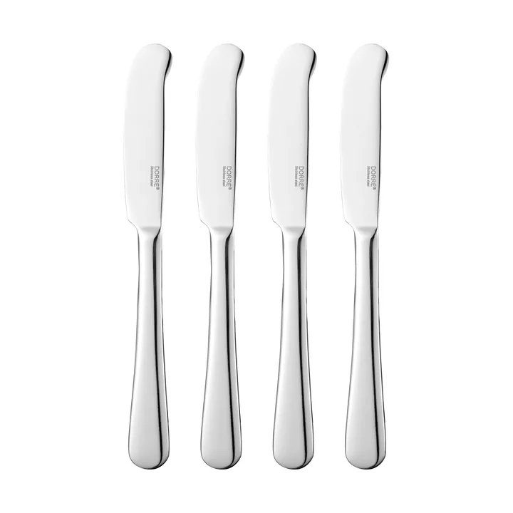 Sheli バターナイフ - ステンレススチール、4個セット、16.2 cm - Dorre