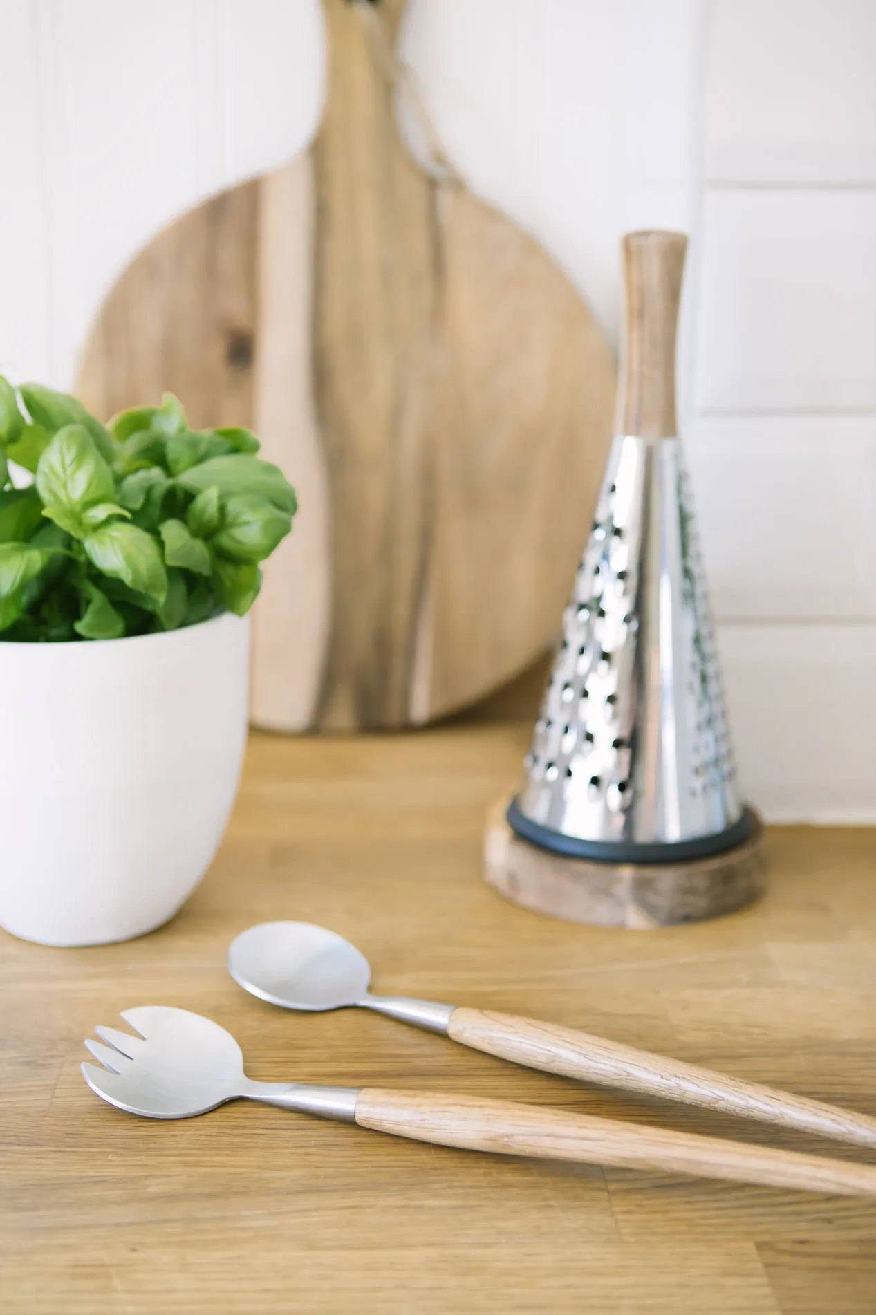 Sico サラダカトラリー 28 cm, Stainless steel-Acacia Dorre