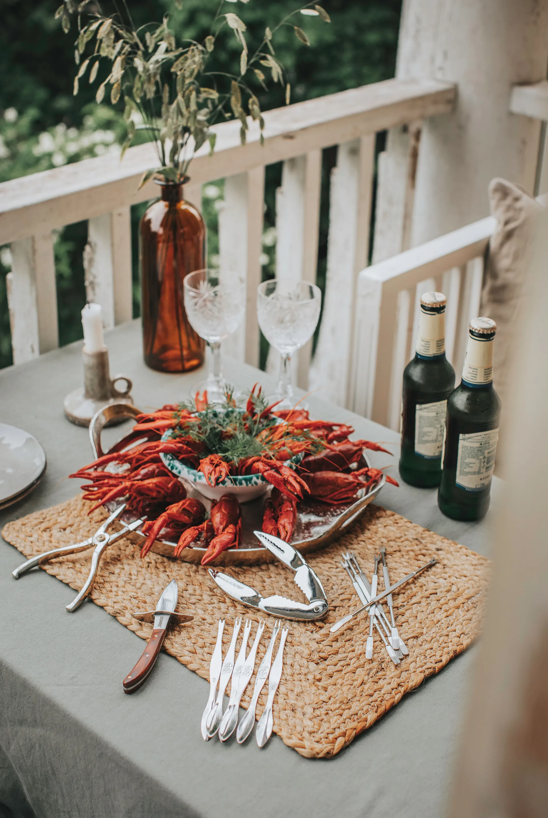 Skai シーフードセット 15 ピース, Stainless steel Dorre