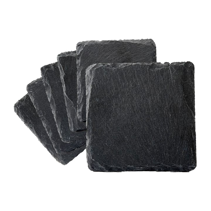 Skiffer コースター 6パック - Black - Dorre