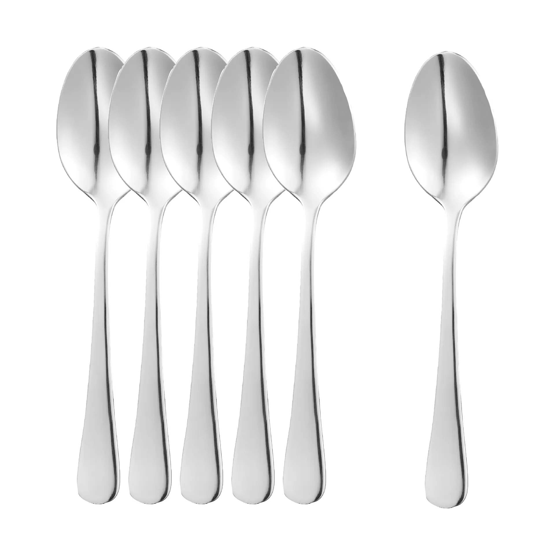 クラシック コーヒースプーン, Stainless steel, 6-pack Dorre