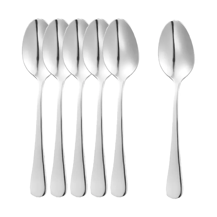 クラシック コーヒースプーン - Stainless steel, 6-pack - Dorre