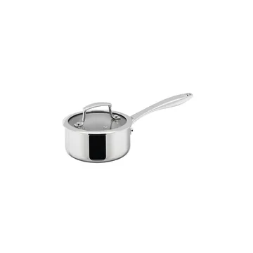Trivence ソースパン - Stainless steel, glass lid, 1 L - Dorre