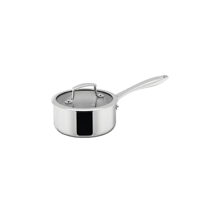 Trivence ソースパン - Stainless steel, glass lid, 1.5 L - Dorre