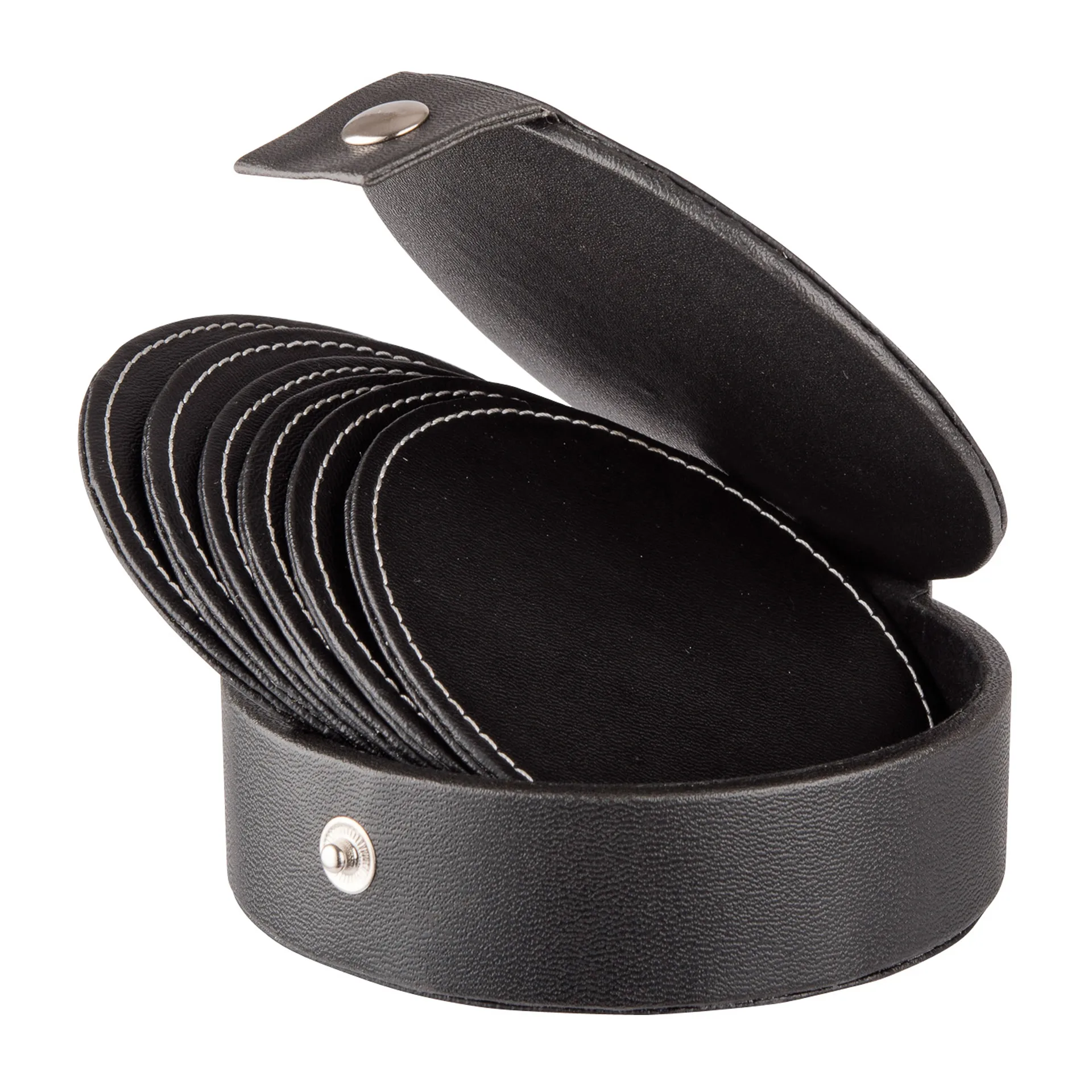 Visby コースター Ø10 cm 6パック, Black Dorre