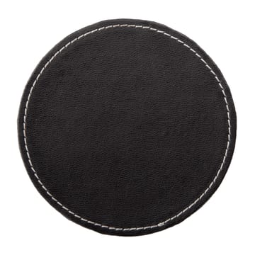 Visby コースター Ø10 cm 6パック - Black - Dorre