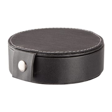 Visby コースター Ø10 cm 6パック - Black - Dorre