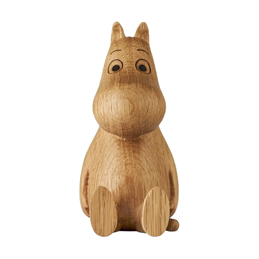 ムーミン ウッドデコレーション ムーミン 10 cm, OAK (FSC) Dsignhouse x Moomin