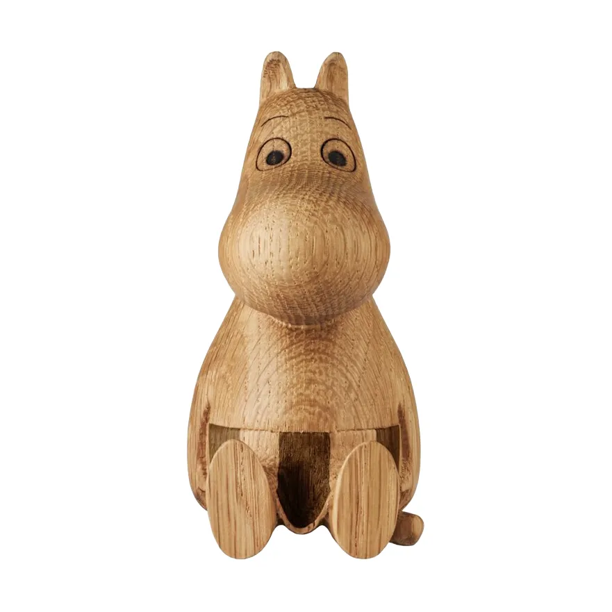 ムーミン ウッドデコレーション ムーミンママ 10 cm, OAK (FSC) Dsignhouse x Moomin