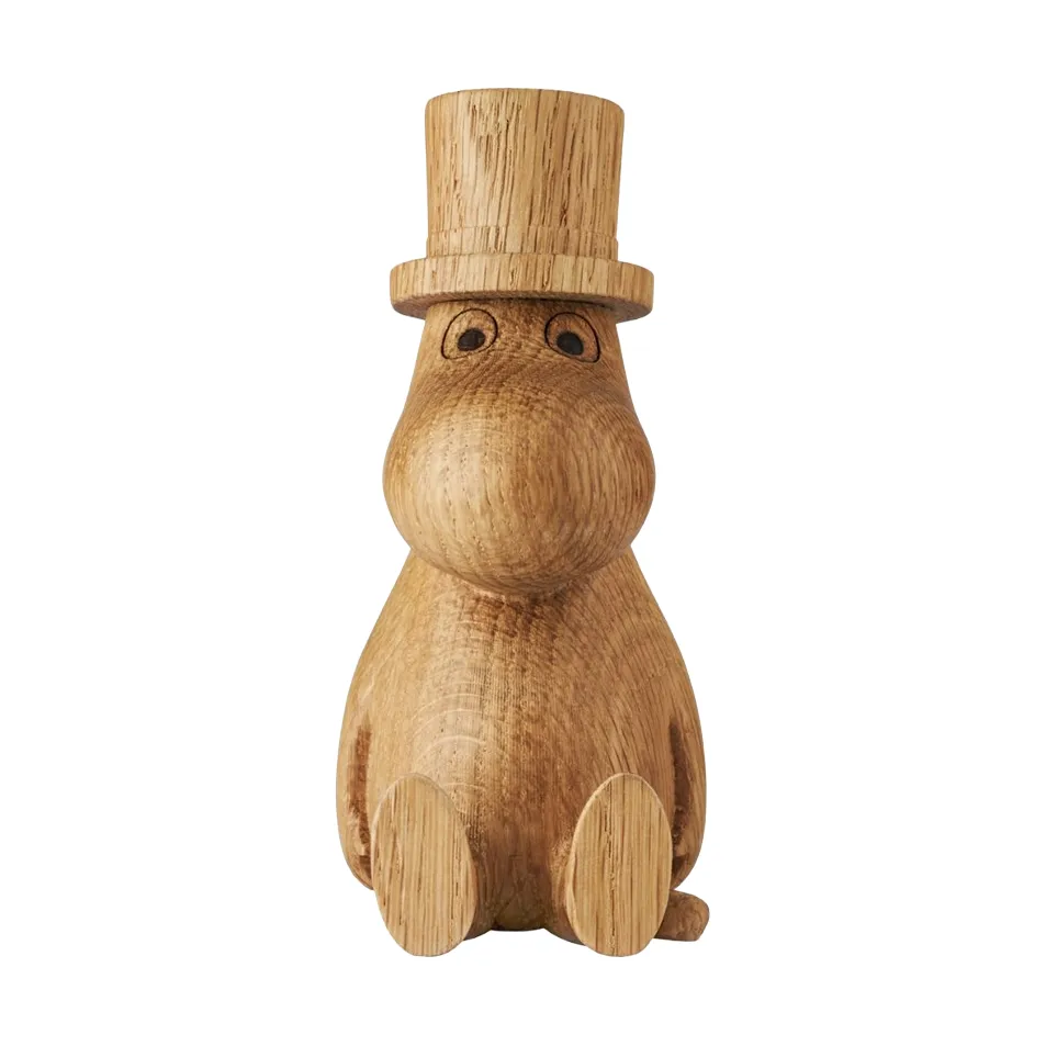 ムーミン ウッドデコレーション ムーミンパパ 11 cm, OAK (FSC) Dsignhouse x Moomin