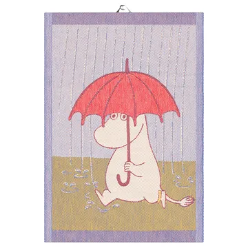 ムーミン キッチンタオル 35x50 cm - rain - Ekelund Linneväveri