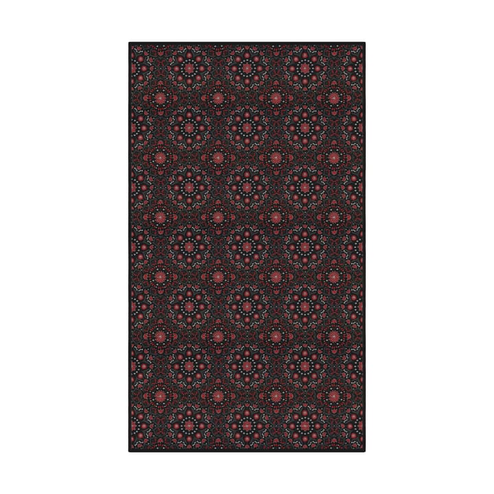 Betty's jul テーブルクロス 145x300 cm - Red-black - Ekelund Linneväveri
