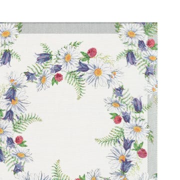 Blomkrans テーブルランナー 35x120 cm - multi - Ekelund Linneväveri
