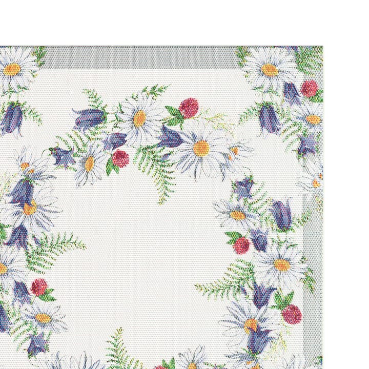 Blomkrans テーブルランナー 35x120 cm, multi Ekelund Linneväveri