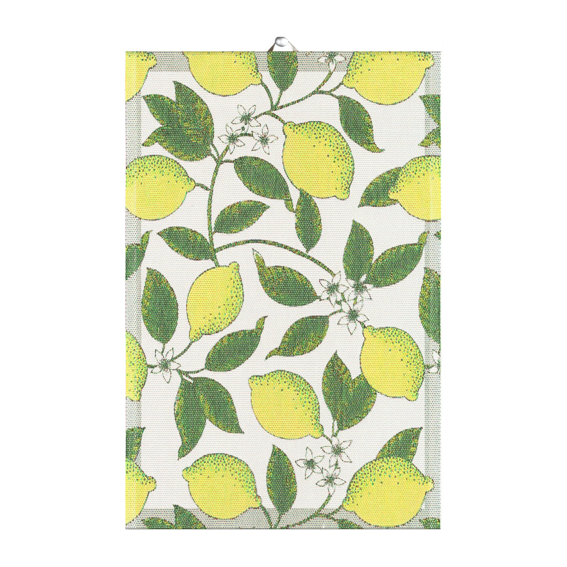 Citroner キッチンタオル 40x60 cm, Yellow Ekelund Linneväveri