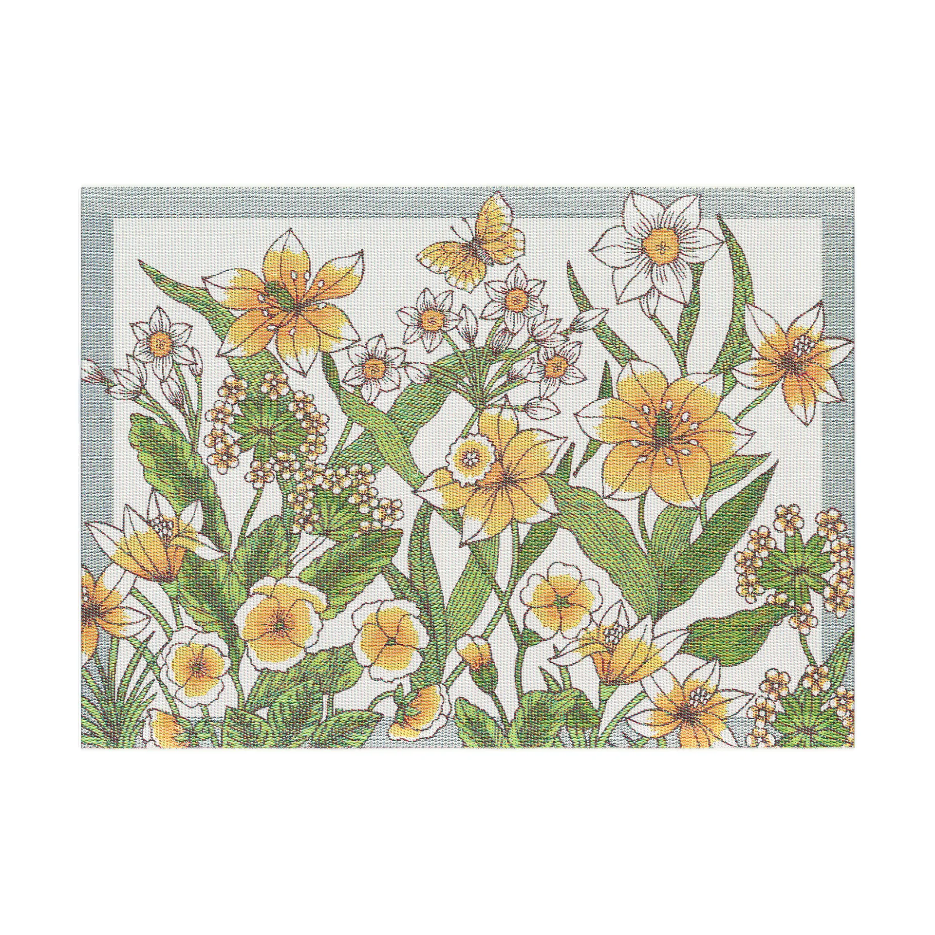 Daffodil ランチョンマット 35x48 cm, Yellow Ekelund Linneväveri