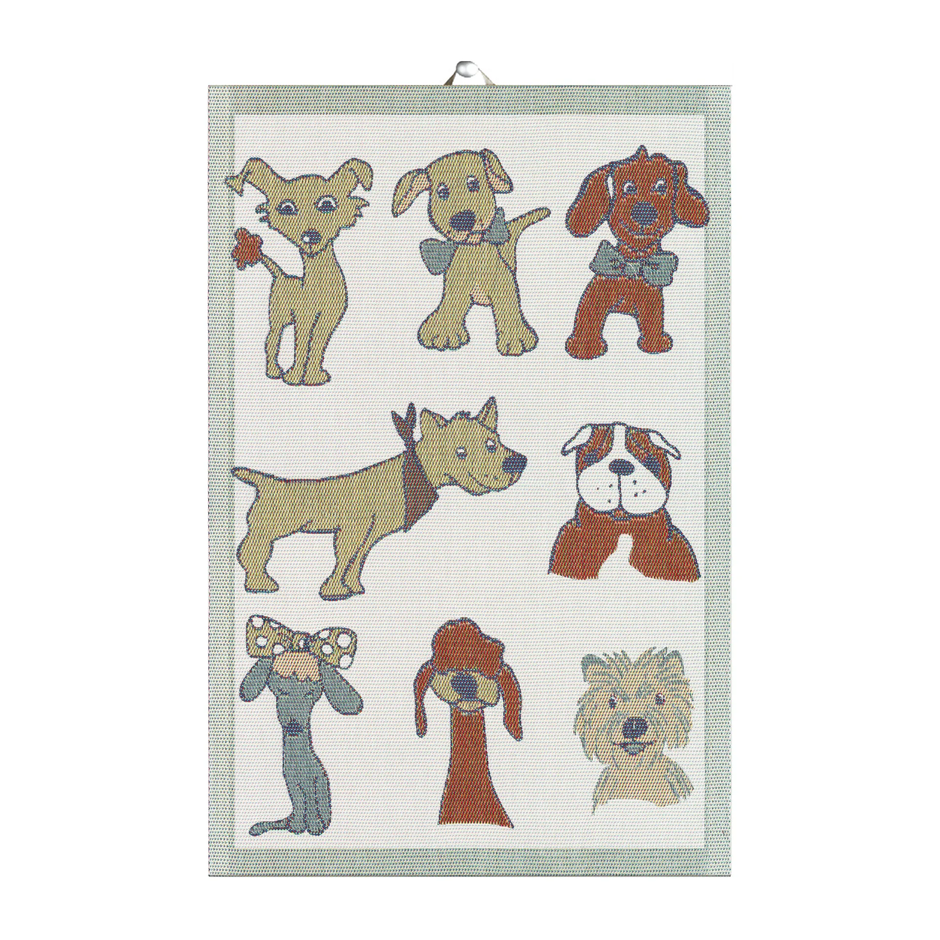 Dogs キッチンタオル, 40x60 cm Ekelund Linneväveri