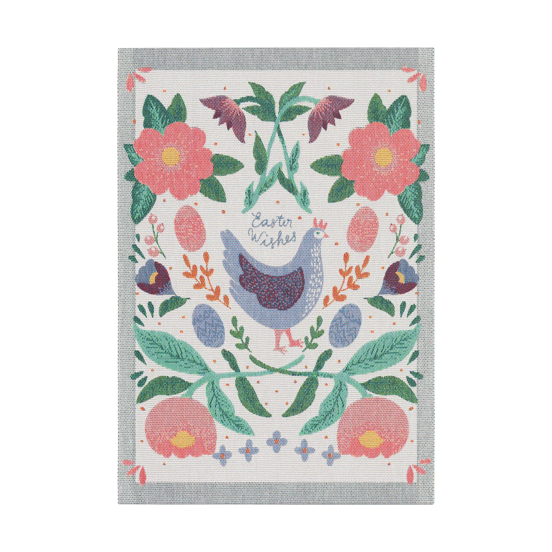 Easter chicken キッチンタオル 35x50 cm, Multi Ekelund Linneväveri