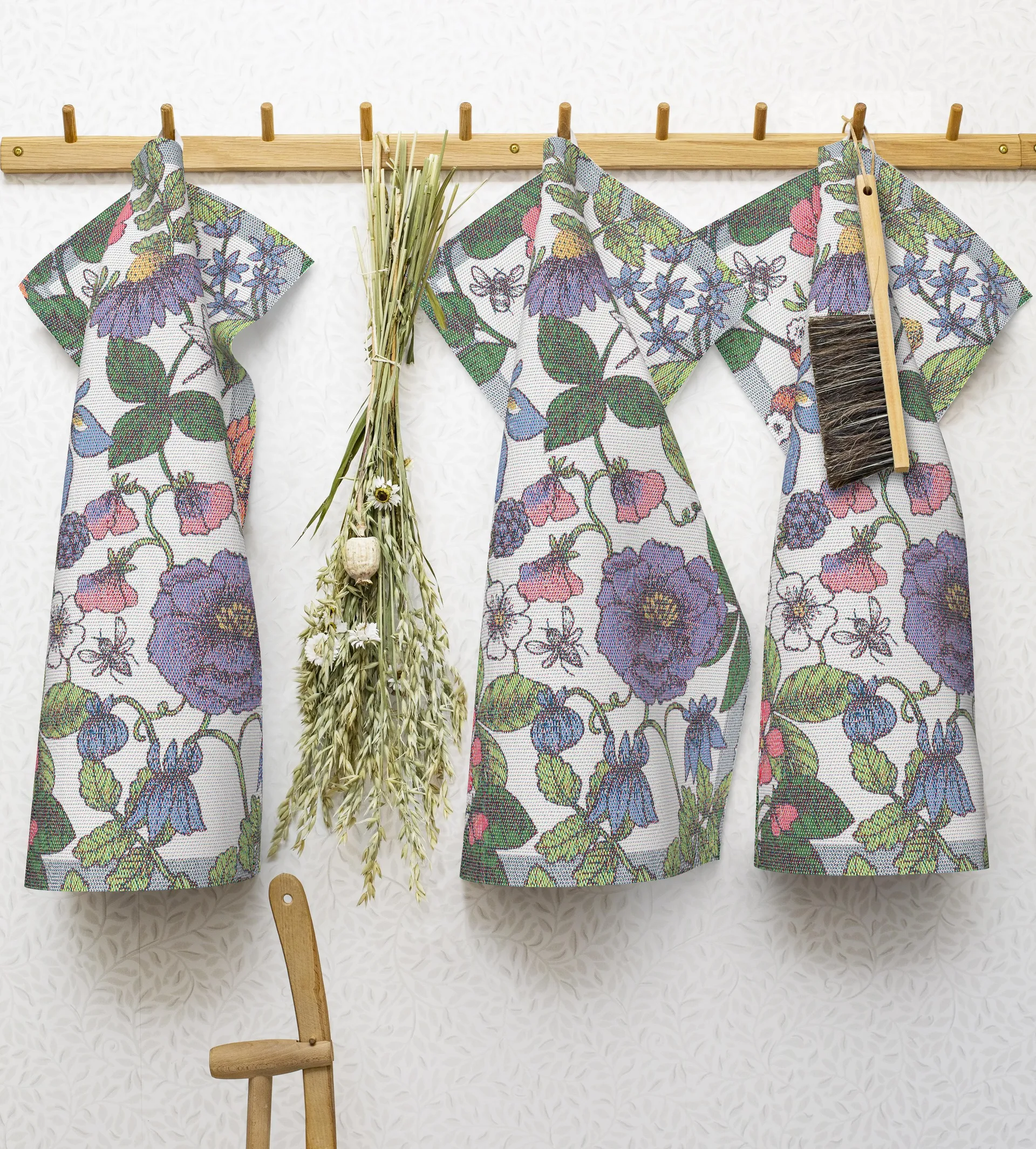 Flora キッチンタオル, 35x50 cm Ekelund Linneväveri