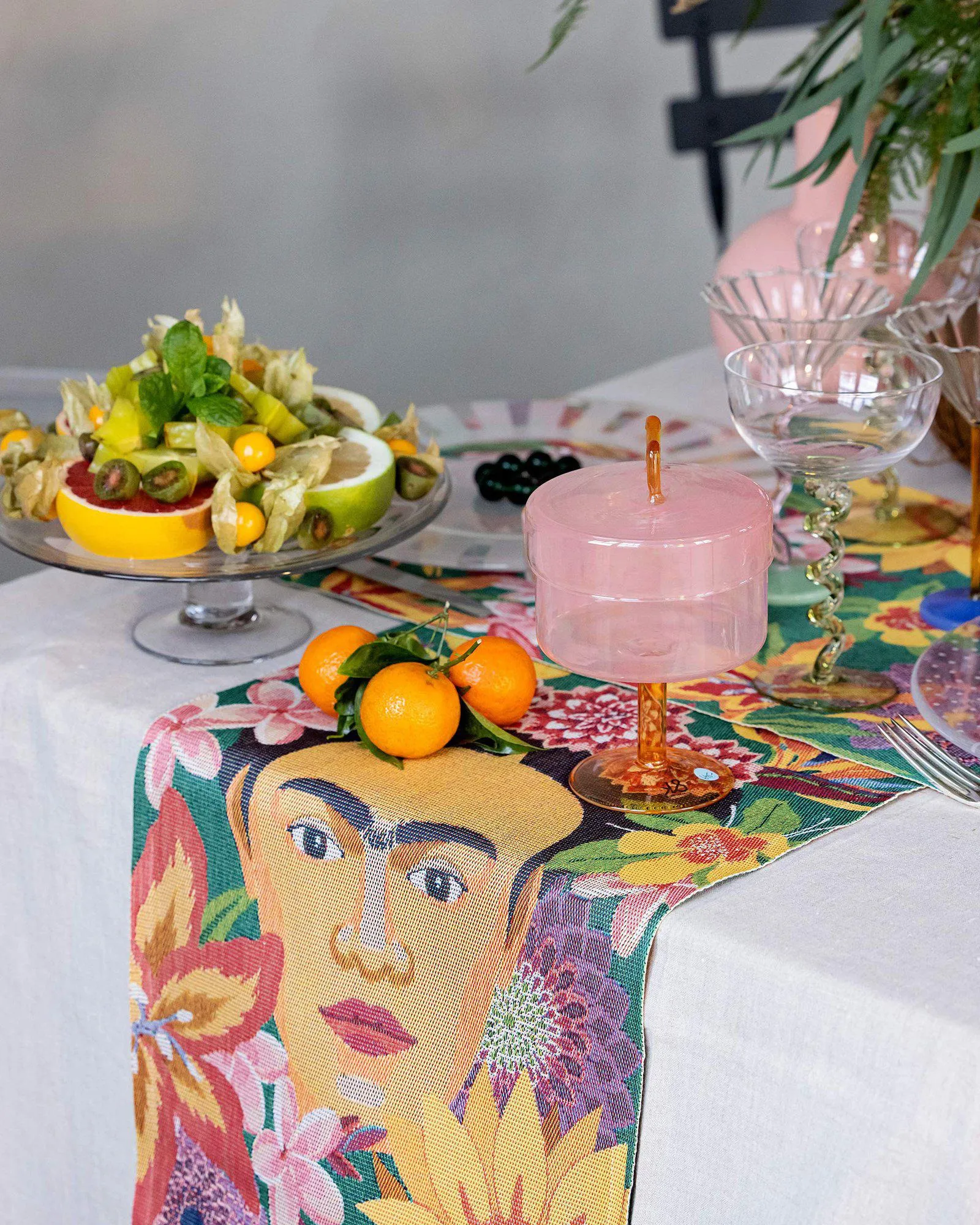 Flores キッチンタオル 35x50 cm, Multi Ekelund Linneväveri