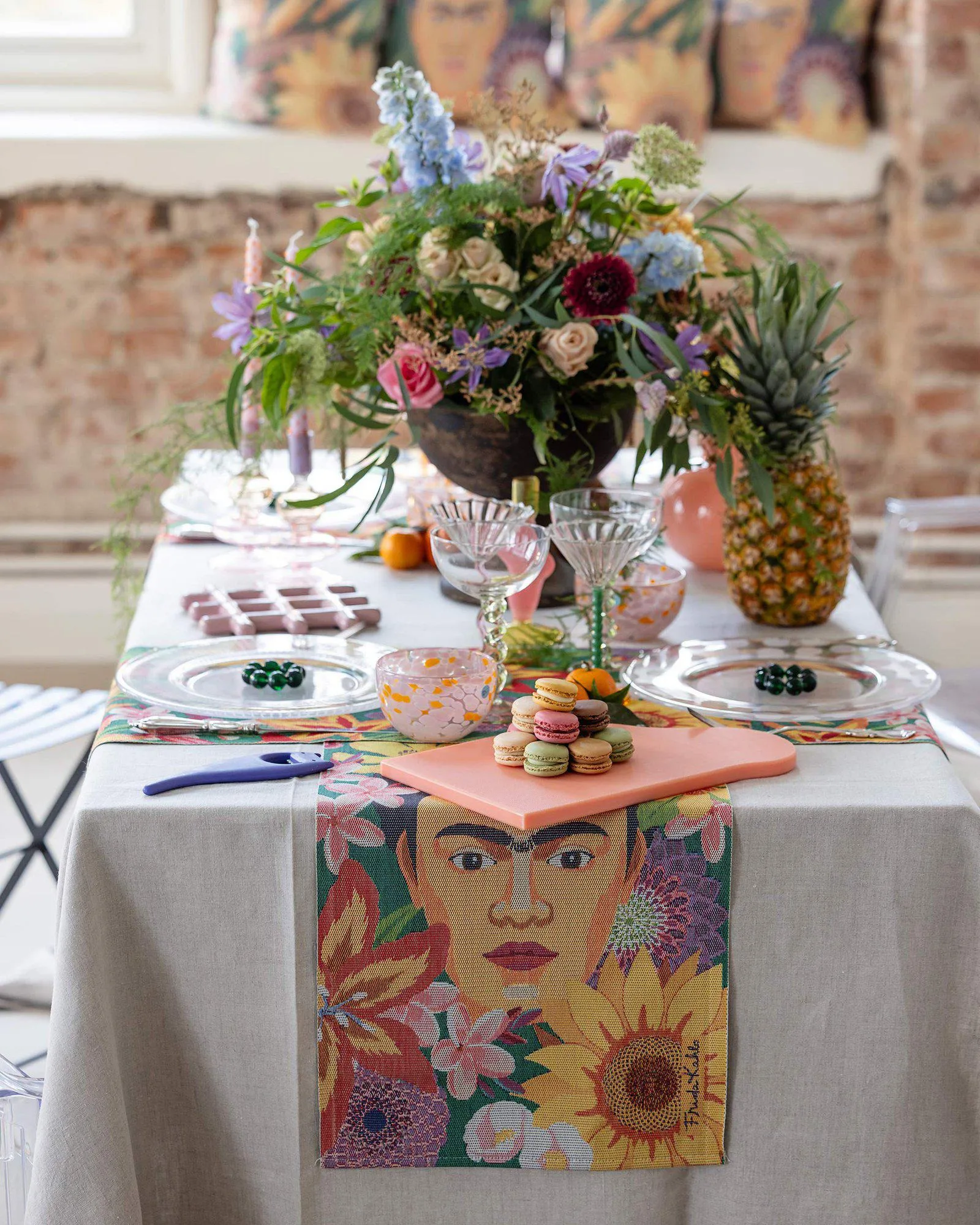 Flores キッチンタオル 35x50 cm, Multi Ekelund Linneväveri