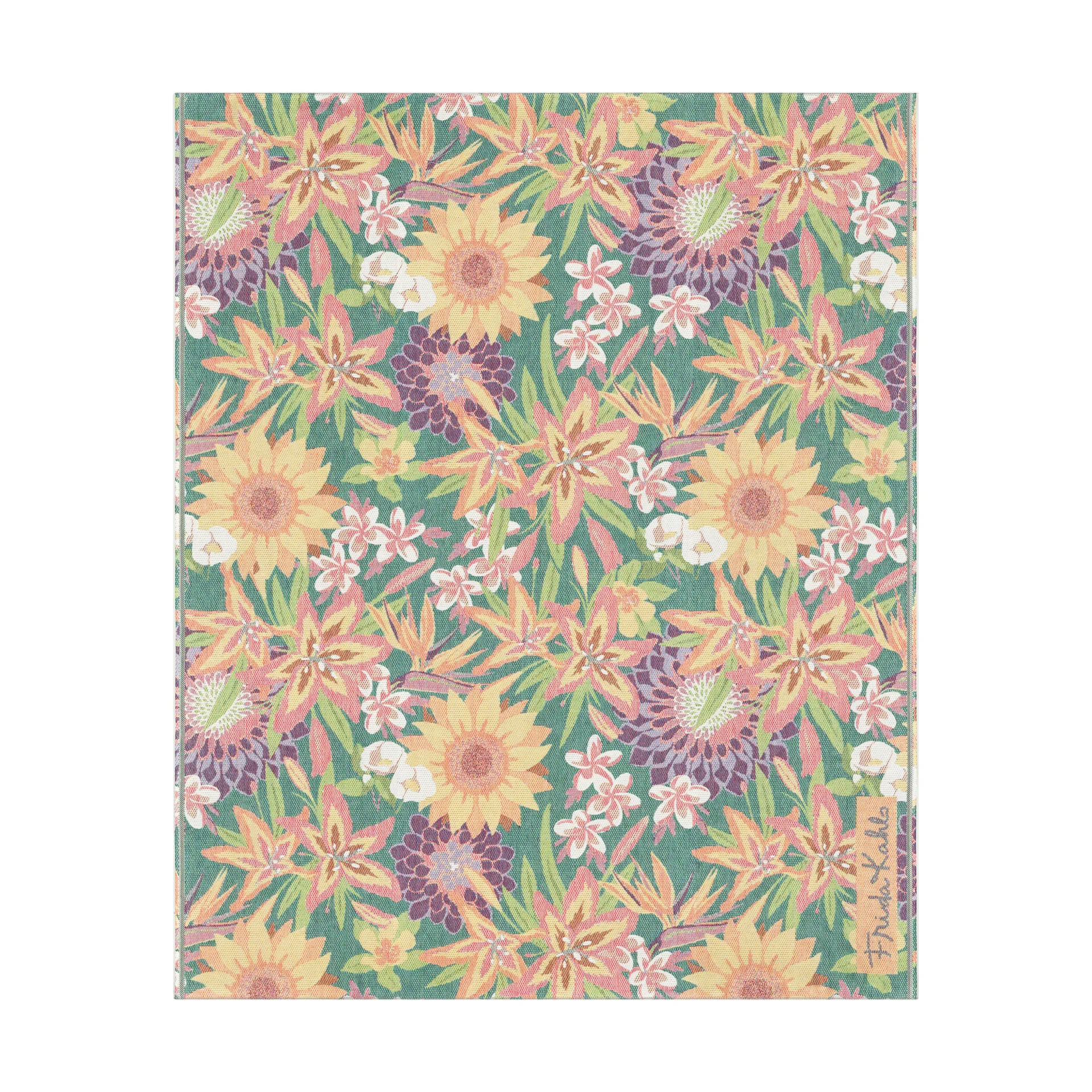 Flores blanket 140x170 cm, Multi Ekelund Linneväveri