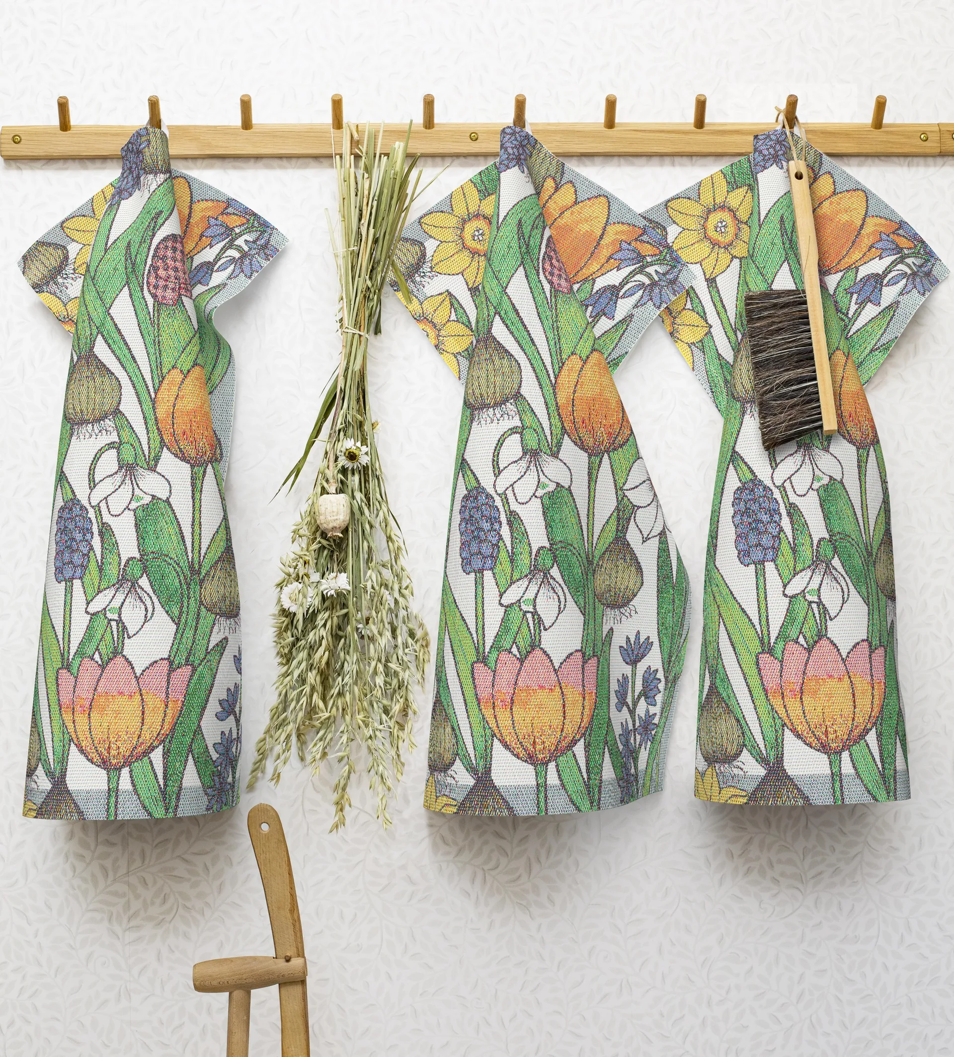 Flower bulbs キッチンタオル, 35x50 cm Ekelund Linneväveri