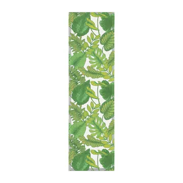 Foliage テーブルランナー 35x120 cm - Green - Ekelund Linneväveri