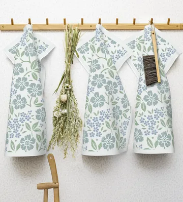 Förgätmigej キッチンタオル 35x50 cm - Light blue - Ekelund Linneväveri