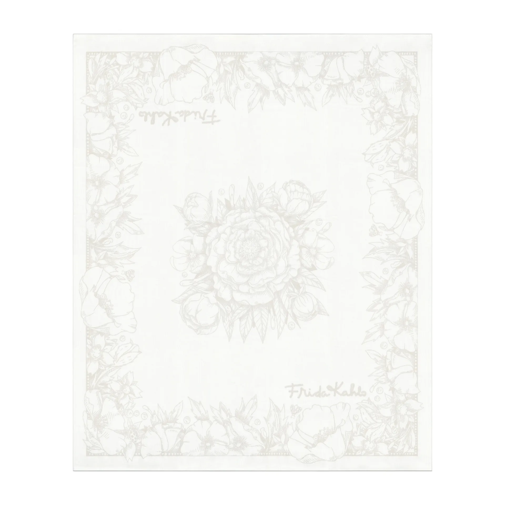 Frida Kahlo スロー 140x170 cm, Belleza Ekelund Linneväveri