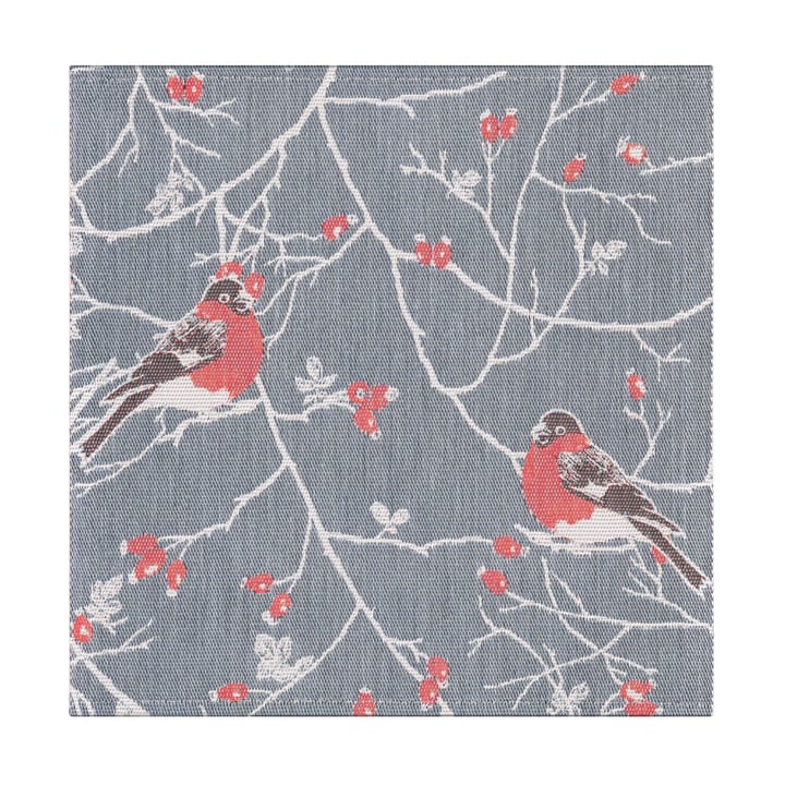 Frostkvist ナプキン 35x35 cm - Grey-Red - Ekelund Linneväveri