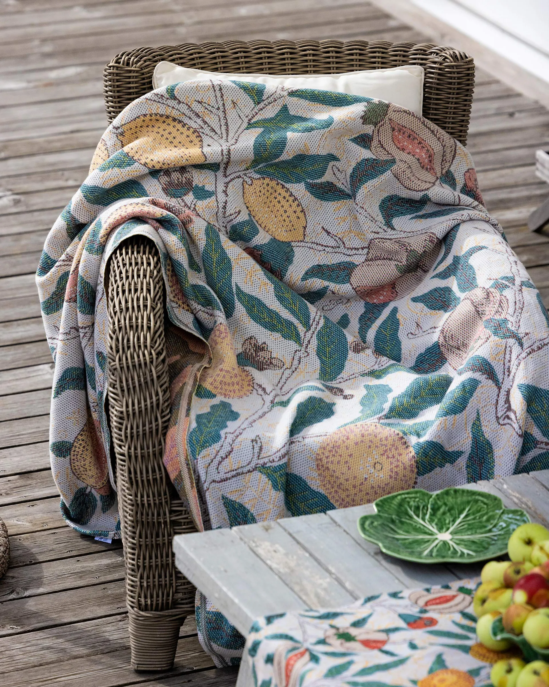 Fruit クロスナプキン 35x35 cm, Multi Ekelund Linneväveri