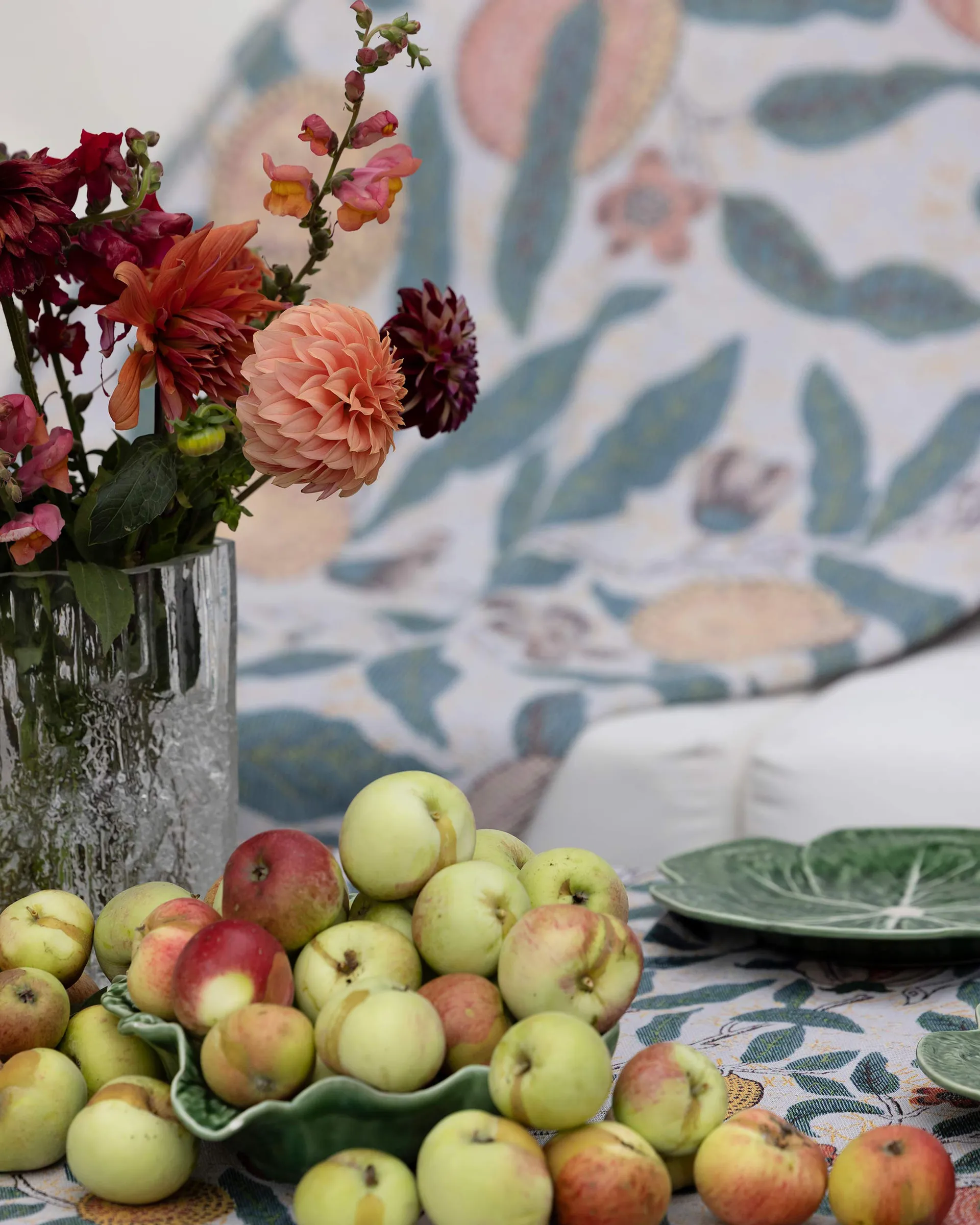 Fruit クロスナプキン 35x35 cm, Multi Ekelund Linneväveri