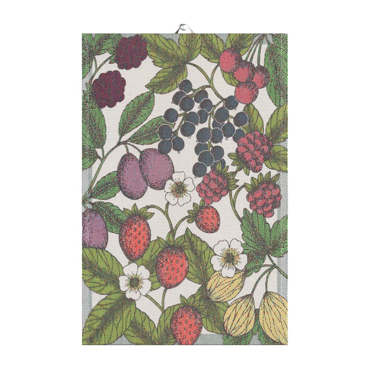 Garden berries キッチンタオル - 40x60 cm - Ekelund Linneväveri