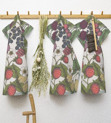 Garden berries キッチンタオル - 40x60 cm - Ekelund Linneväveri
