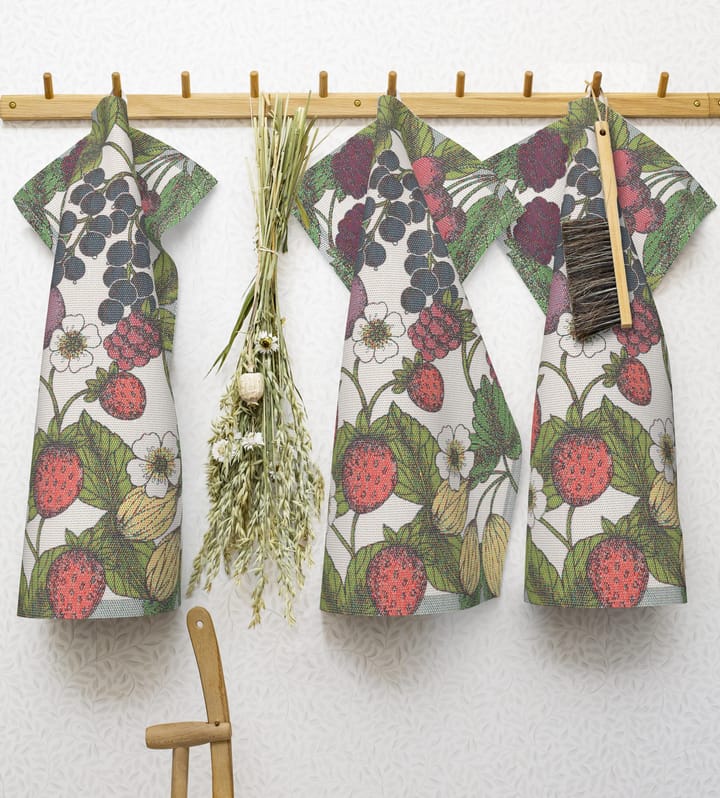 Garden berries キッチンタオル, 40x60 cm Ekelund Linneväveri
