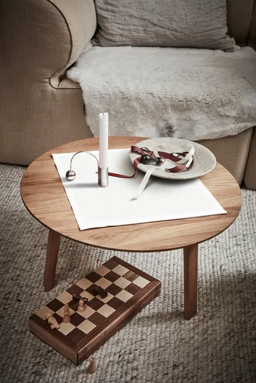 Gåsöga ナプキン bleached - 35x35 cm - Ekelund Linneväveri