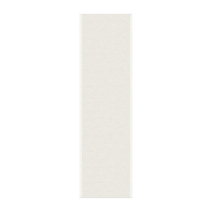 Gåsöga ランナー unbleached - 35x120 cm - Ekelund Linneväveri
