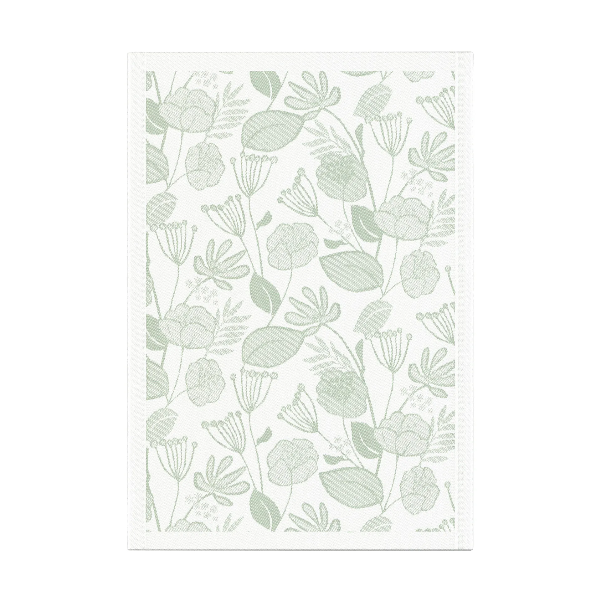 Grönska キッチンタオル 35x50 cm, Green-white Ekelund Linneväveri