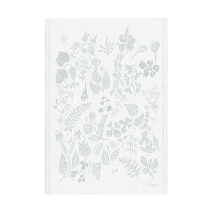 Herbarium キッチンタオル 35x50 cm - Grey - Ekelund Linneväveri