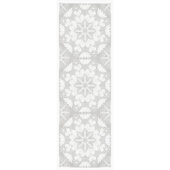 Hjärtbo テーブルランナー 50x150 cm - grey - Ekelund Linneväveri
