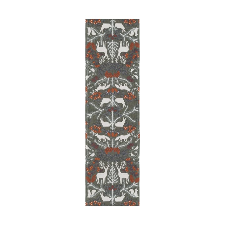 Hjortnäs テーブルランナー 35x120 cm - Grey - Ekelund Linneväveri