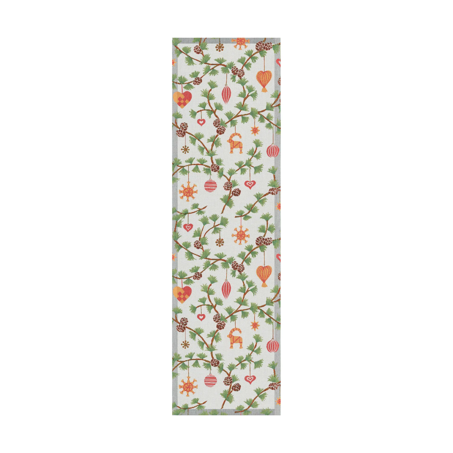 Julefröjd テーブルランナー 35x120 cm, Multi Ekelund Linneväveri