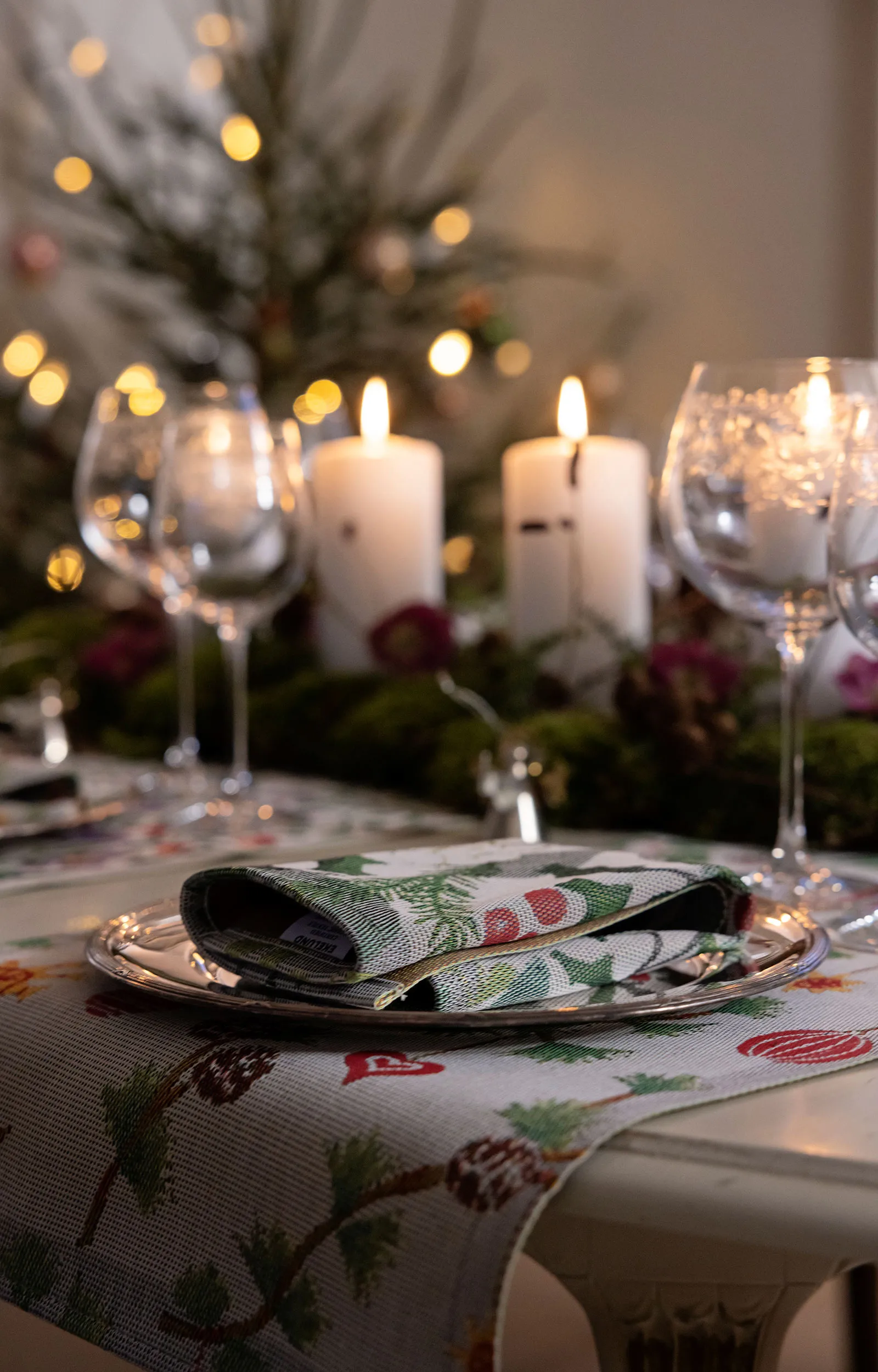 Julefröjd ランチョンマット 35x48 cm, Multi Ekelund Linneväveri