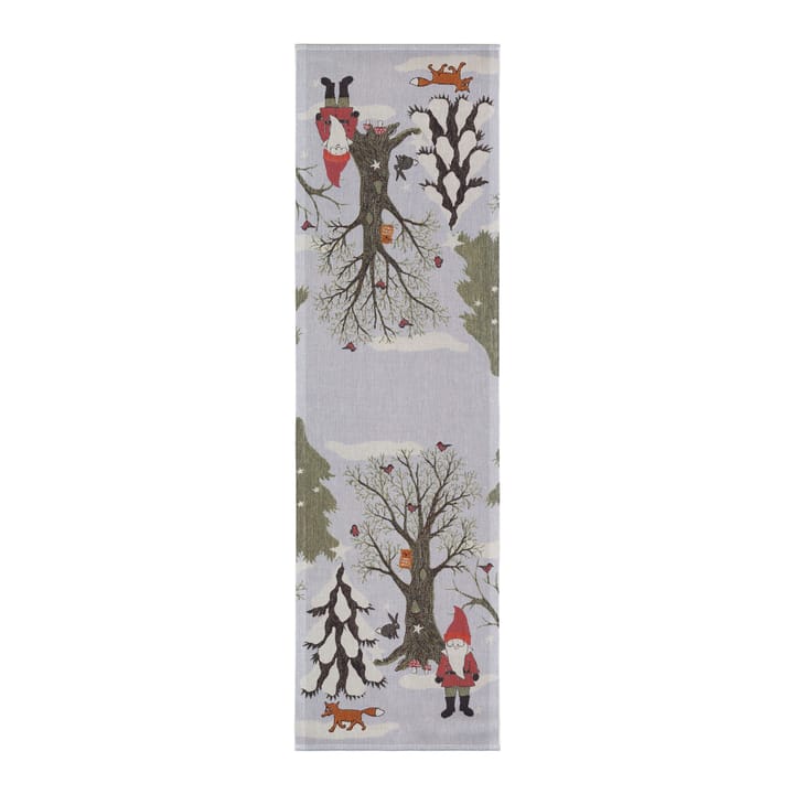 Julpromenad テーブルランナー - 35x120 cm - Ekelund Linneväveri